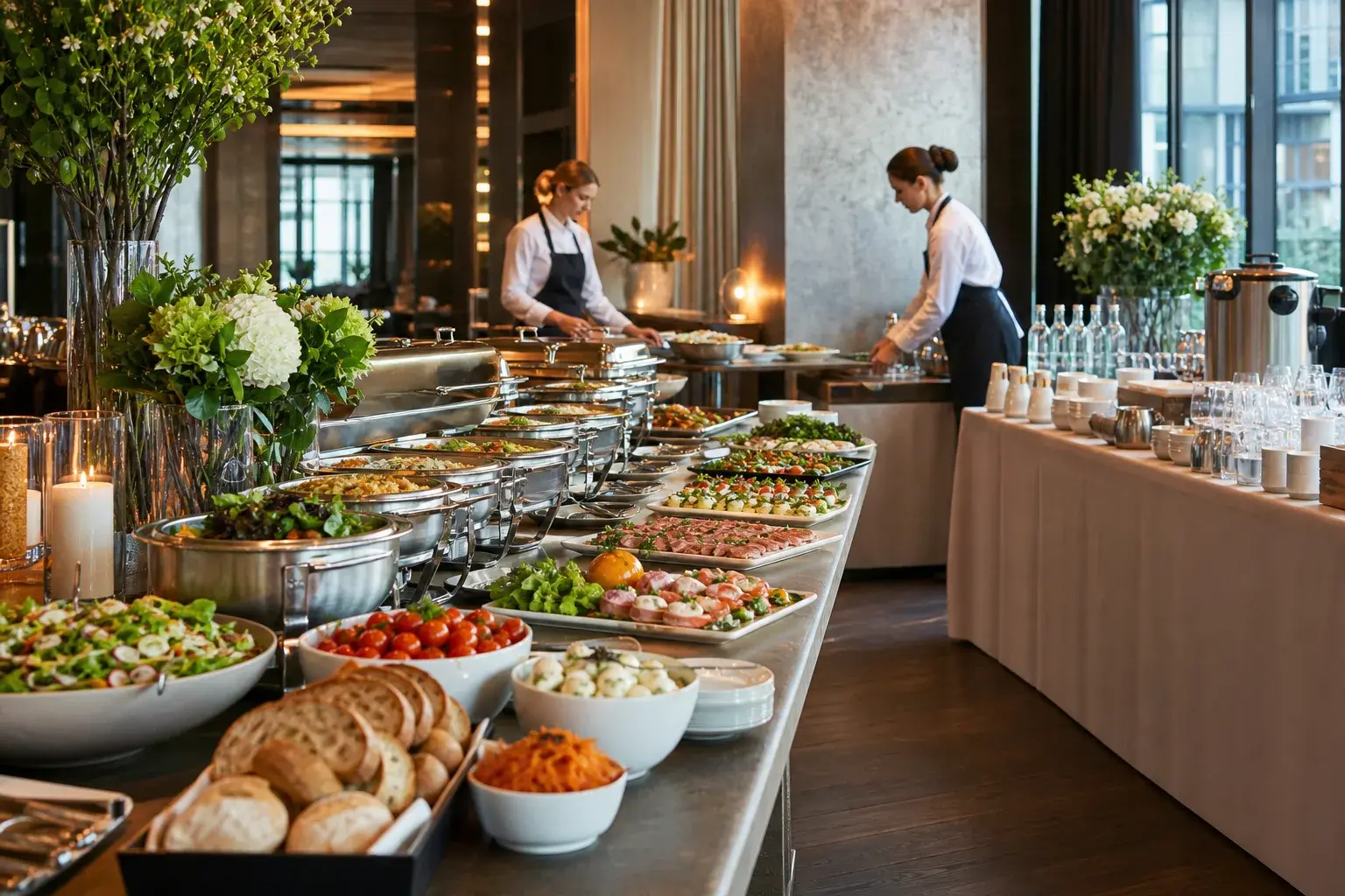 Catering für 50 Personen: Mengen, Kosten und Planung